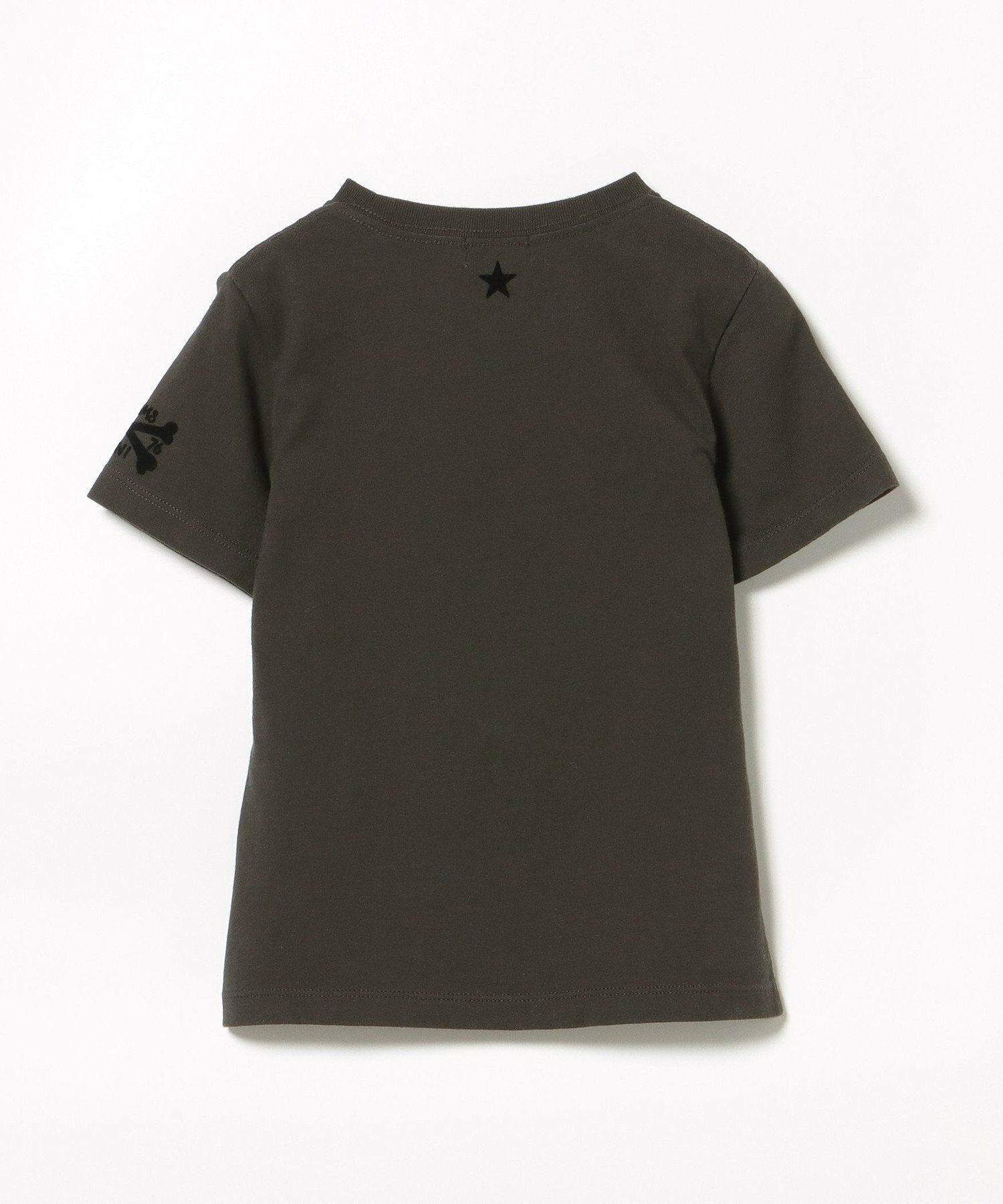 BEAMS mini / スカル フロッキー Tシャツ 24SS(90~150cm)